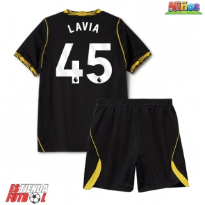 Chelsea Romeo Lavia #45 Segunda Equipación Niños 2026-27 Manga Corta (+ Pantalones cortos)